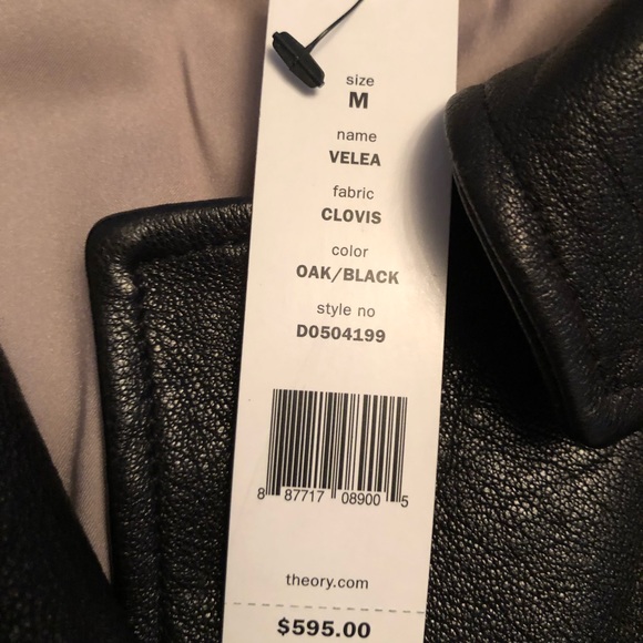 NWT Theory Velea biker jacket - Picture 2 of 6